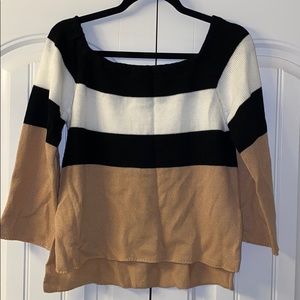 Off shoulder sweater